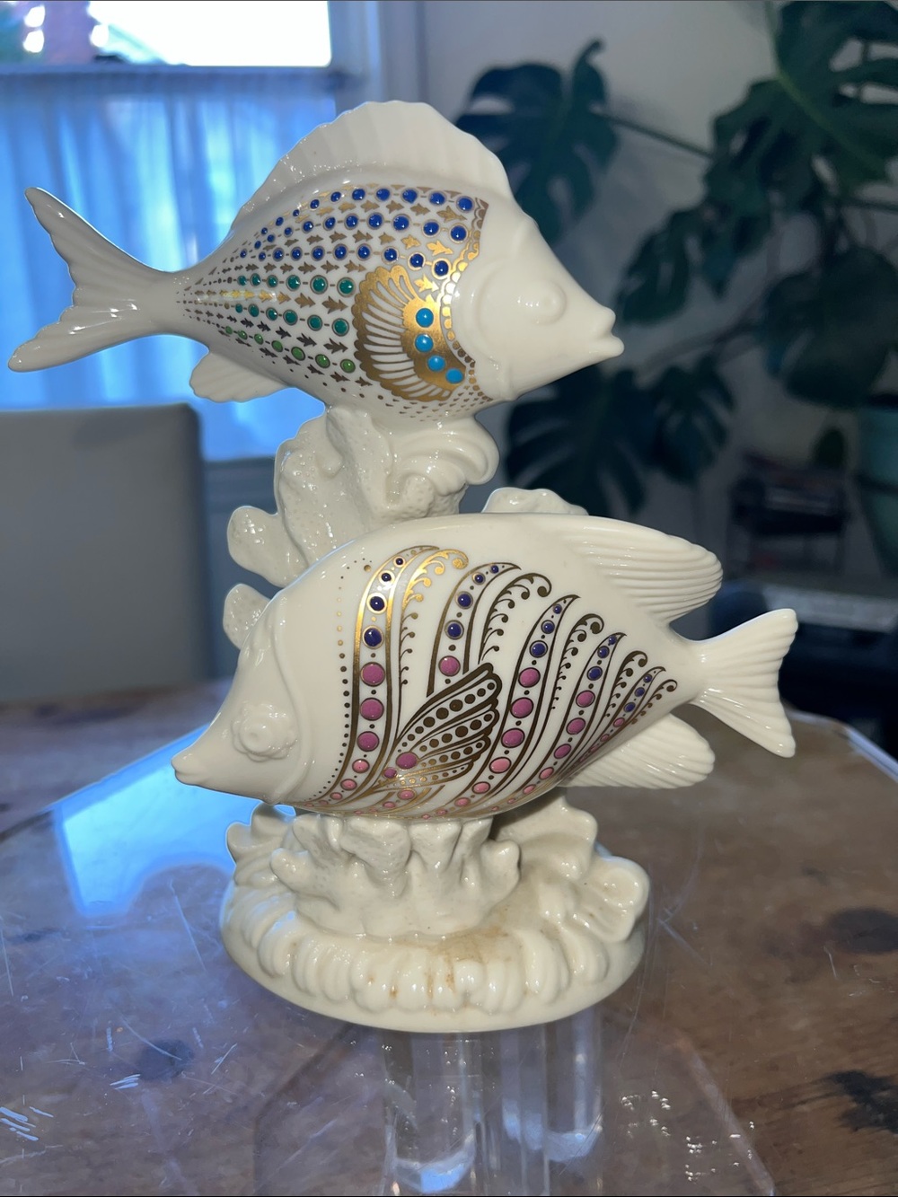Lenox Tropical Fish china Jewels Collection 1993